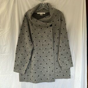 Max Studio Grey sweater with blue flecks, Women’s 2X,